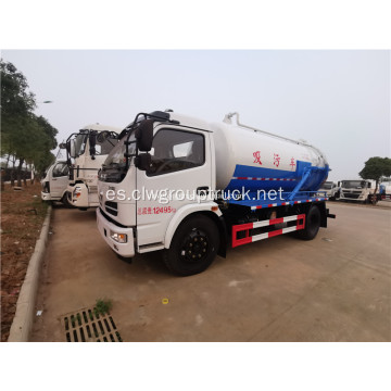 Camión de limpieza de alcantarillado de succión Dongfeng